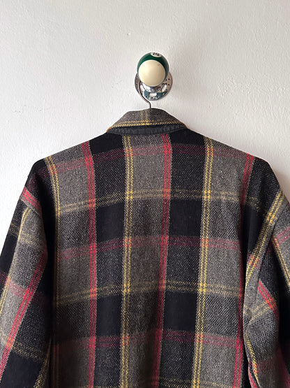 1970s wool check jacket