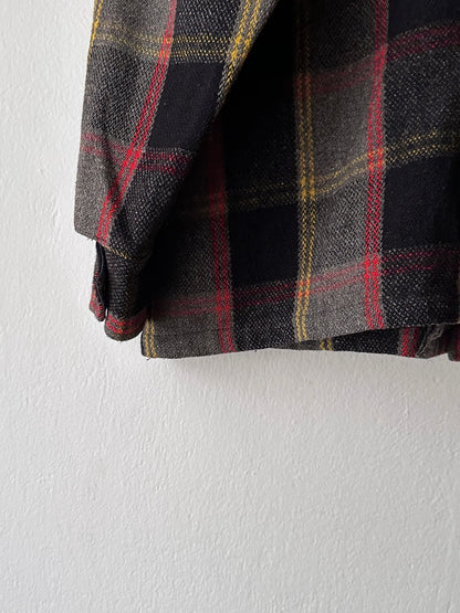 1970s wool check jacket