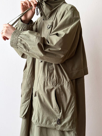 90s cotton/nylon coat
