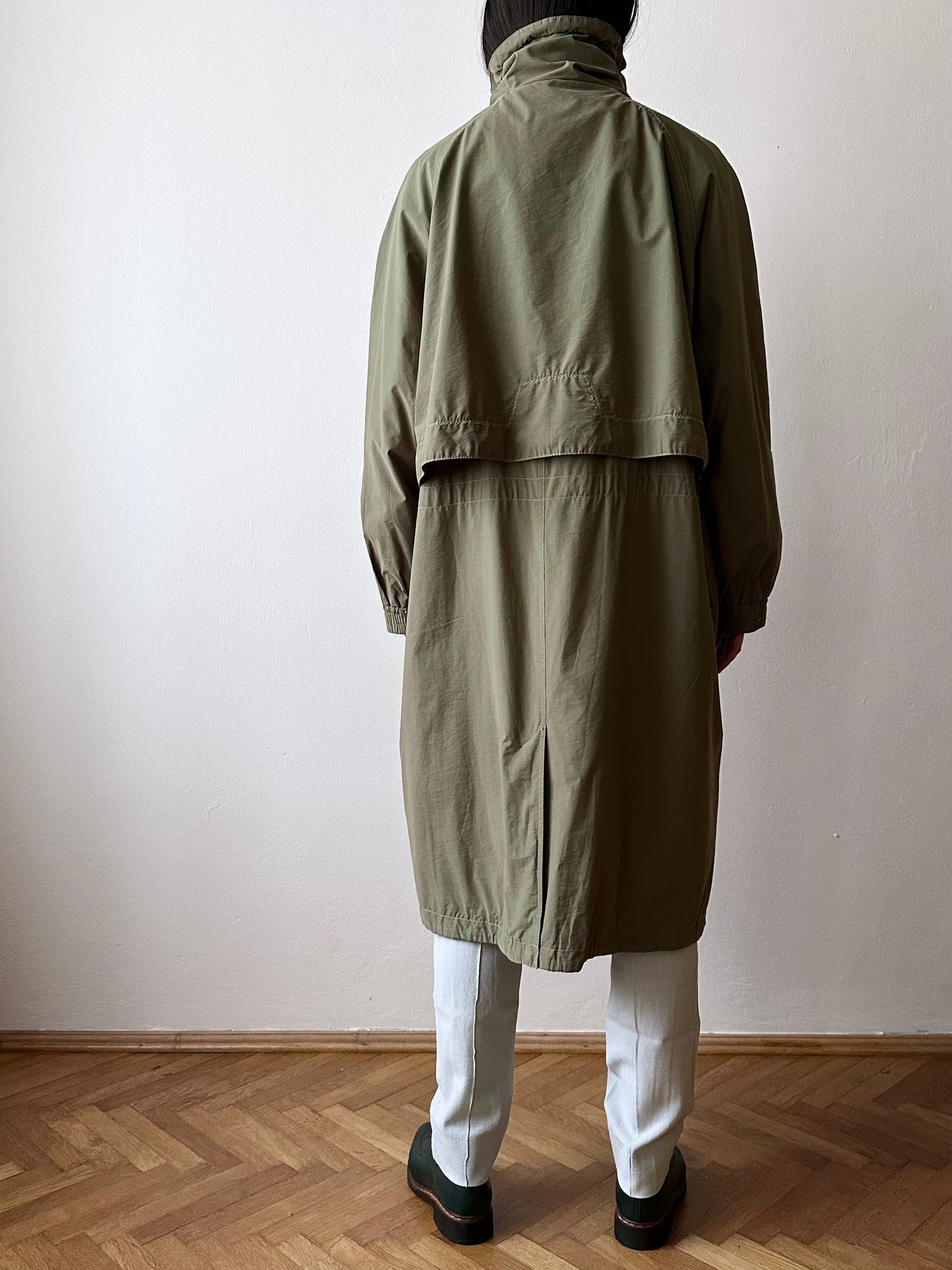 90s cotton/nylon coat