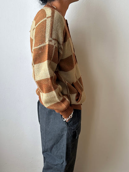 1980s Italian Alpaca blend knit jacket