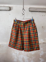 80's Germany checkered shorts