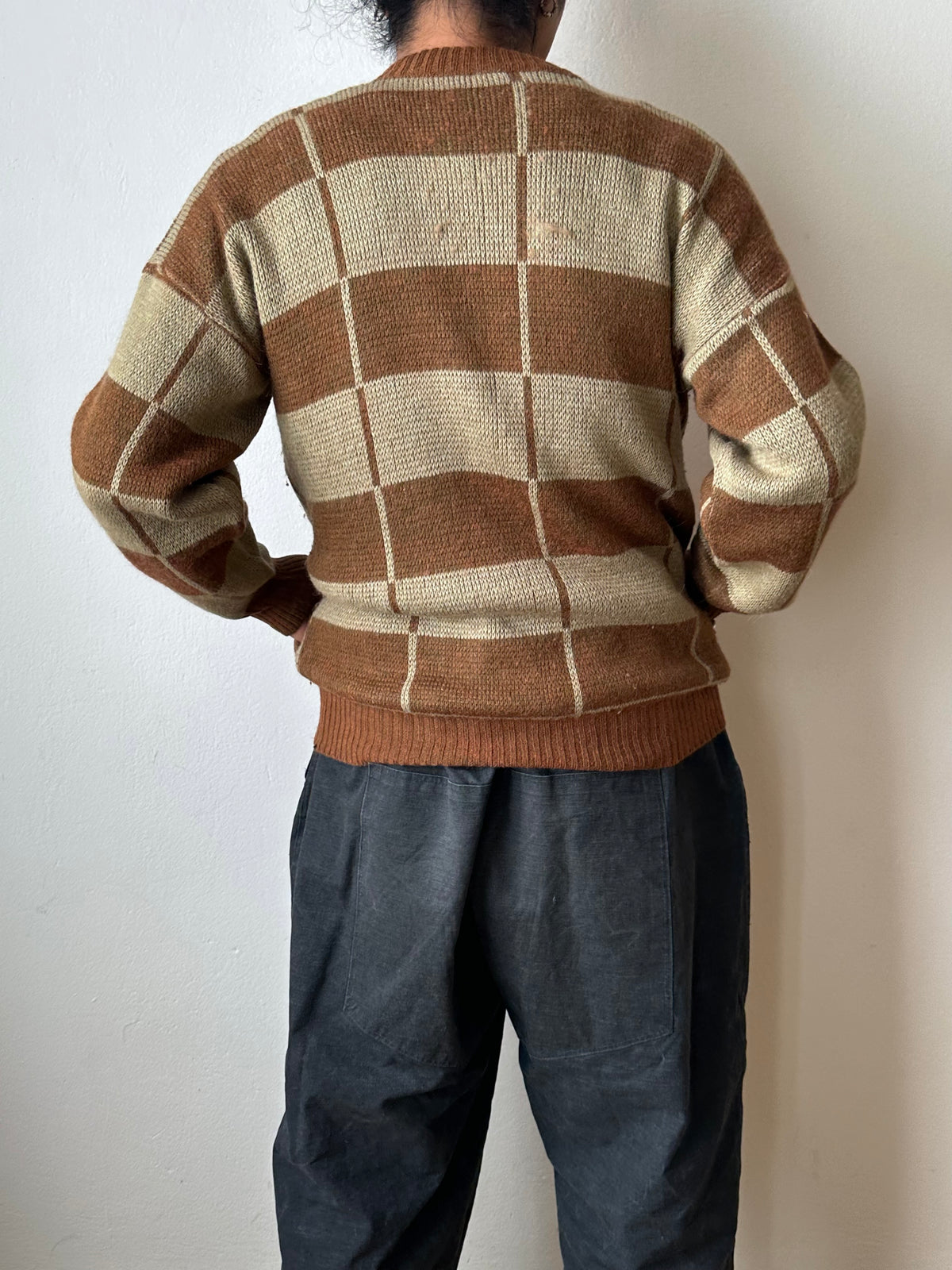 1980s Italian Alpaca blend knit jacket