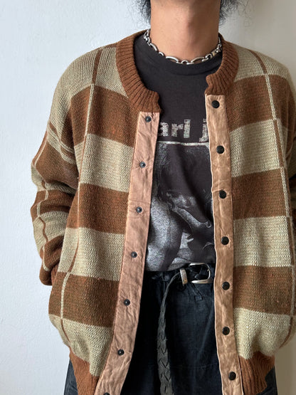 1980s Italian Alpaca blend knit jacket