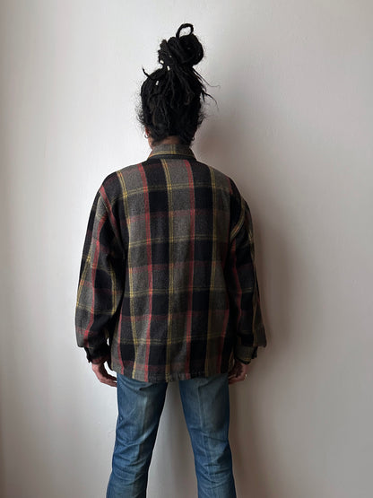 1970s wool check jacket