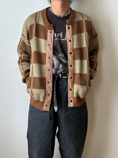 1980s Italian Alpaca blend knit jacket