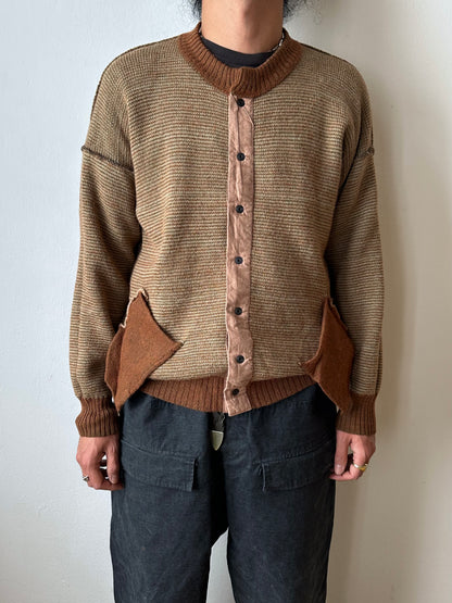 1980s Italian Alpaca blend knit jacket