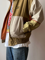 80s Ciesse piumini cotton×linen jacket, Italy