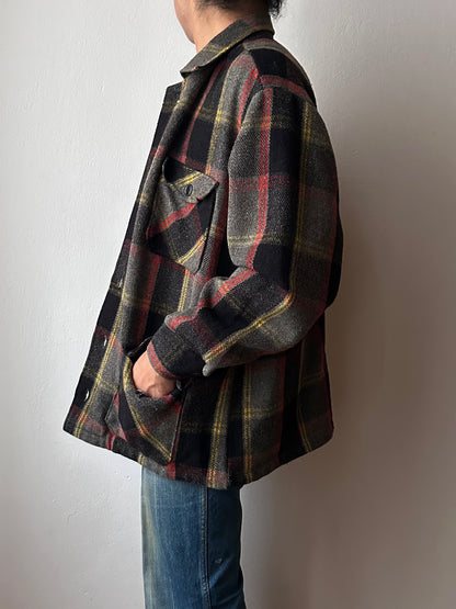 1970s wool check jacket