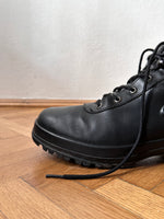 Nike ACG Black Leather Hiking Boots ナイキ Vintage Toto 古着屋  プラハ 古着 Praha Prague Vintage store ハイキング ブーツ 黒 レザー 革 ユーロ古着 ヨーロッパ古着 