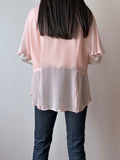 pure baby pink silk