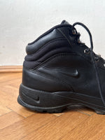 Nike ACG Black Leather Hiking Boots ナイキ Vintage Toto 古着屋  プラハ 古着 Praha Prague Vintage store ハイキング ブーツ 黒 レザー 革 ユーロ古着 ヨーロッパ古着 