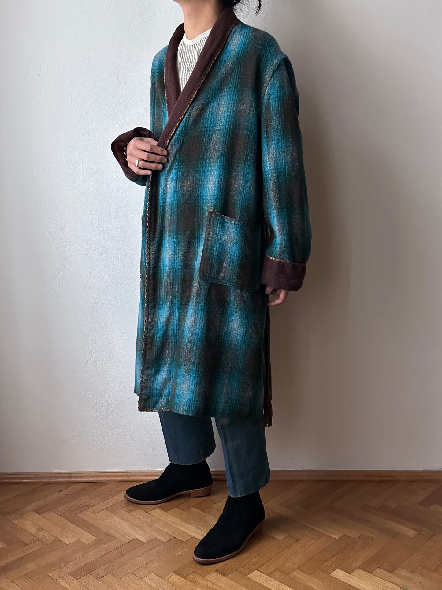 1960s UK wool nightgown