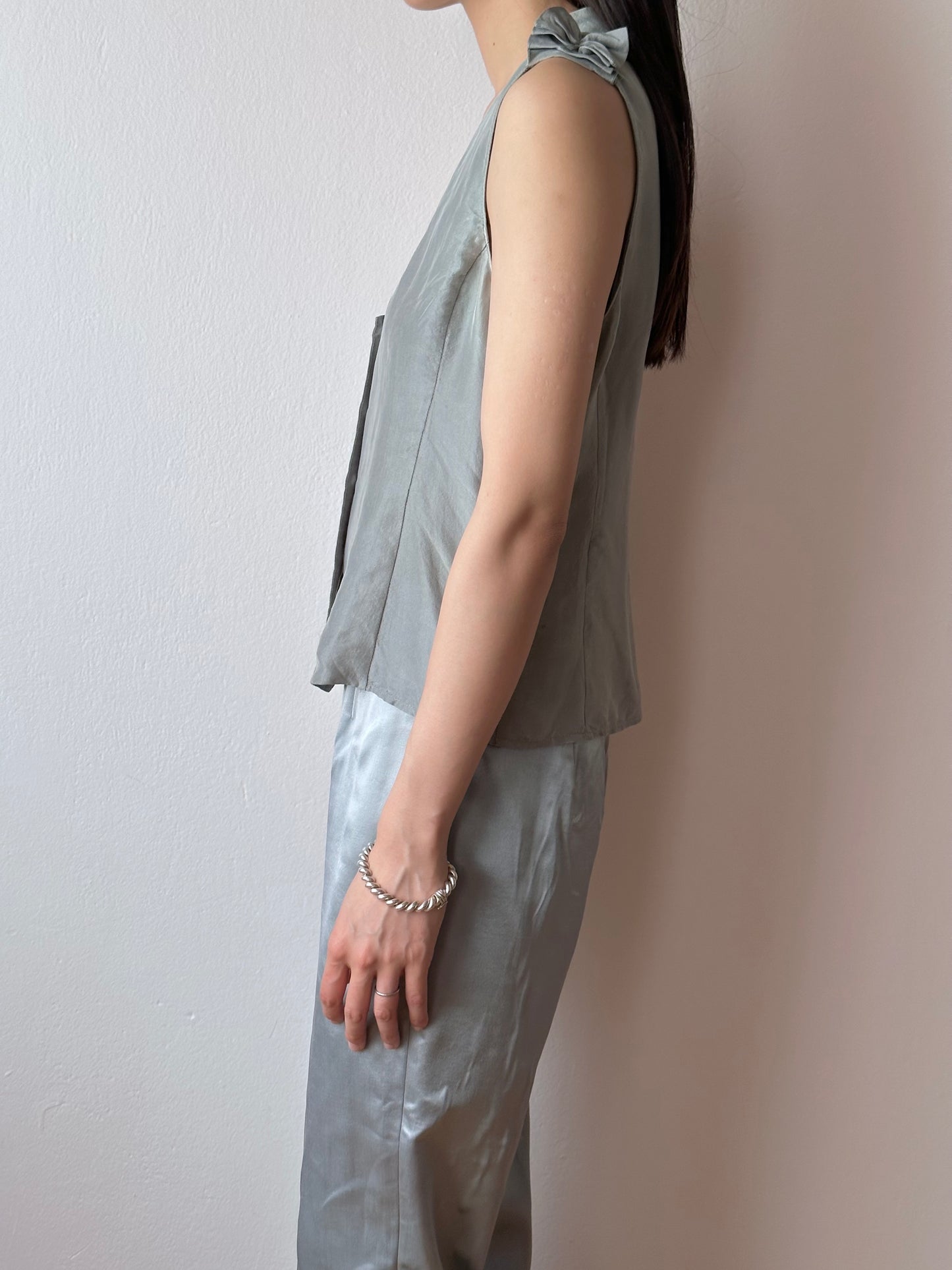 Emporio Armani silk in grigio