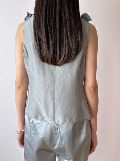 Emporio Armani silk in grigio