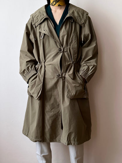 90s cotton/nylon coat