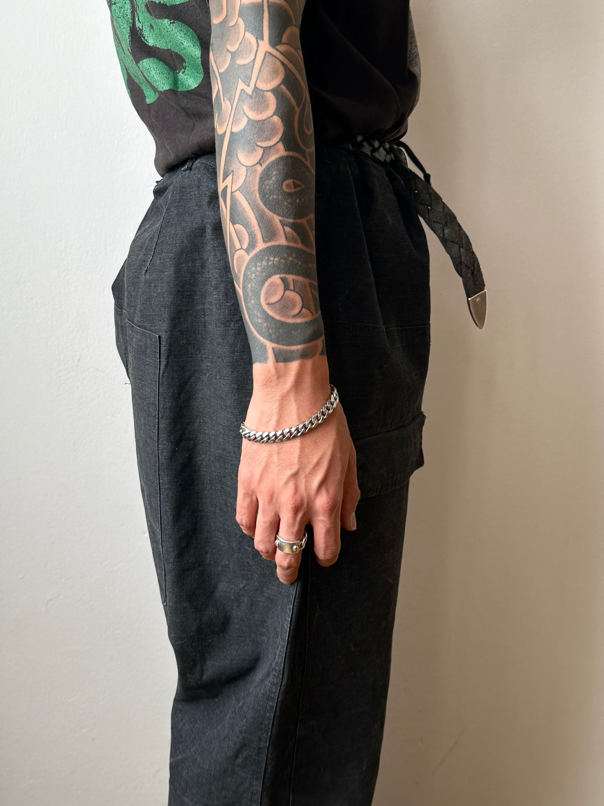 OPS curb chain bracelet Ag925