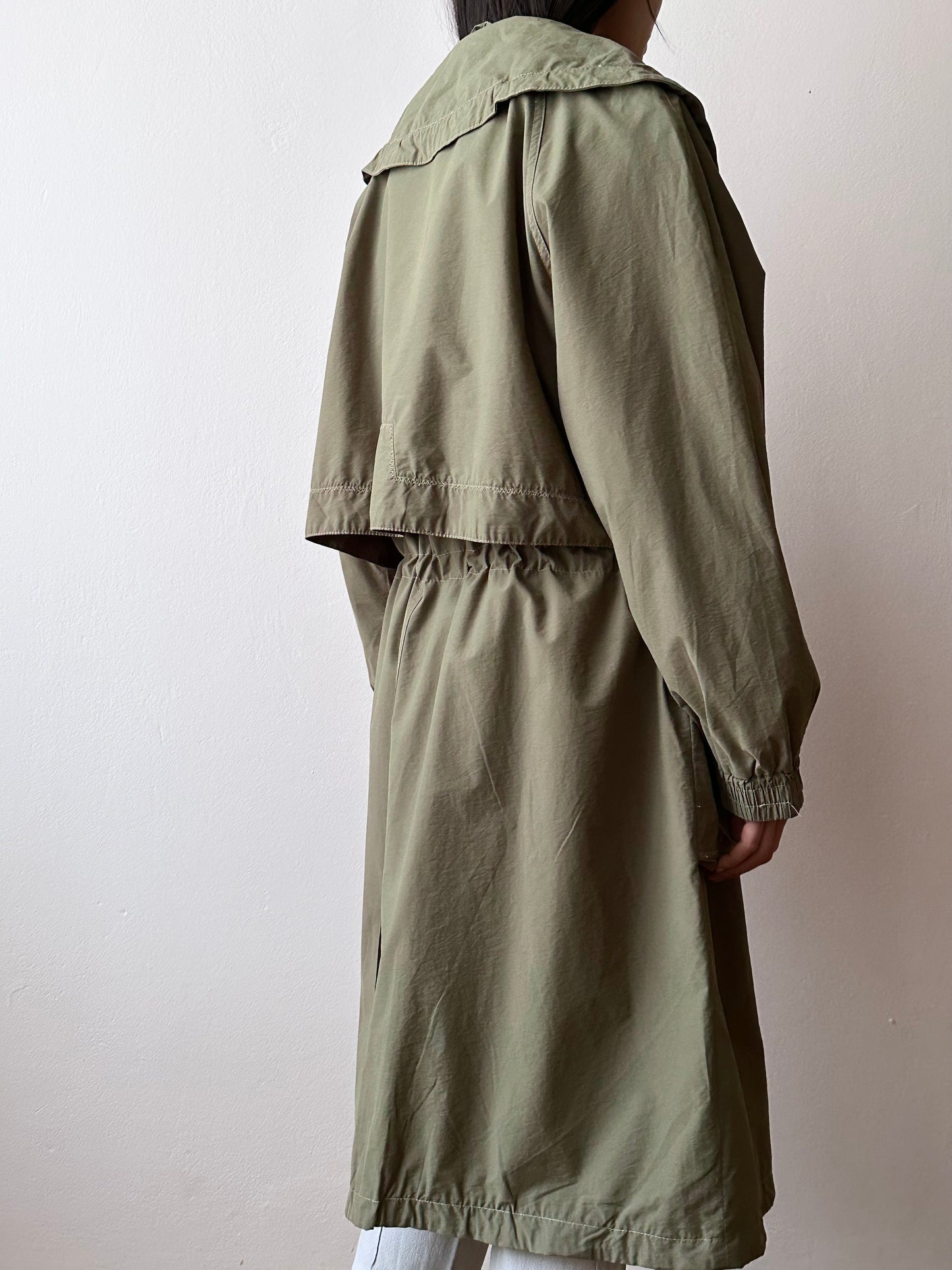 90s cotton/nylon coat