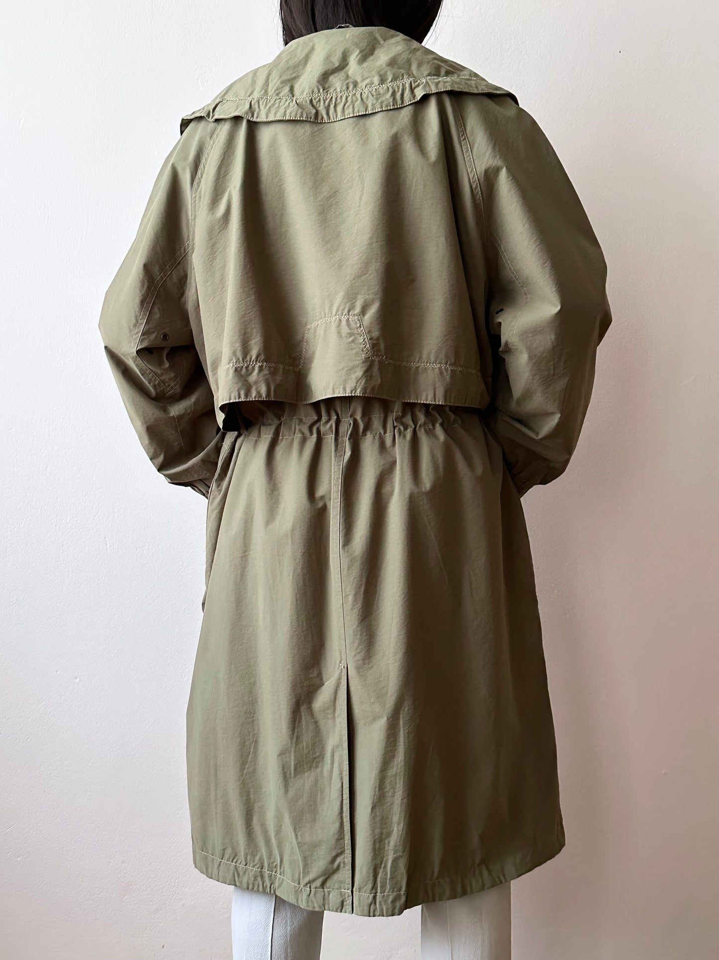 90s cotton/nylon coat