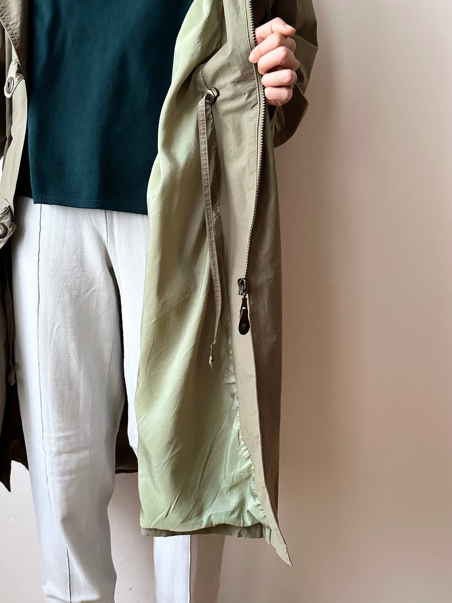 90s cotton/nylon coat