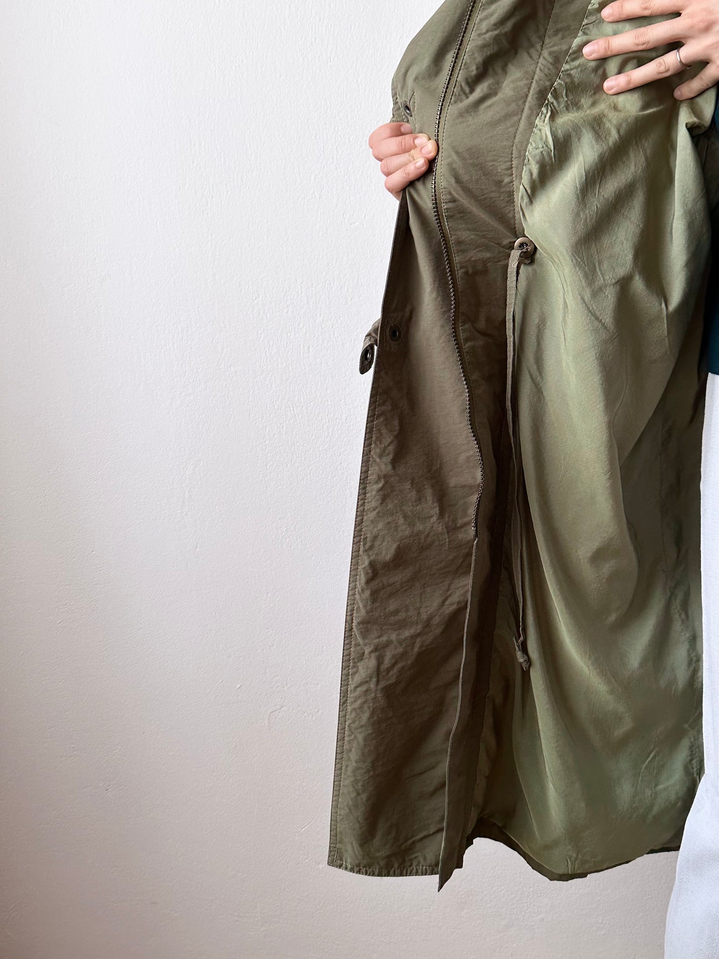 90s cotton/nylon coat