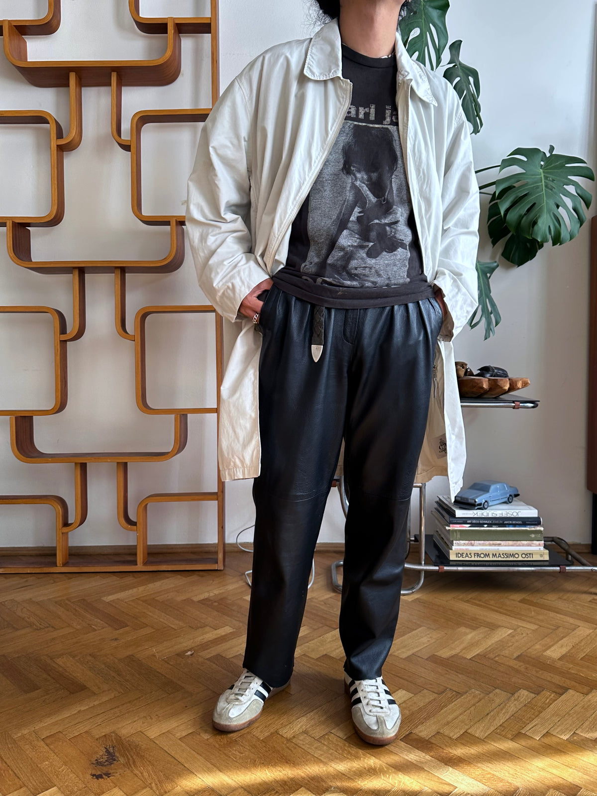SS'2000 C.P. COMPANY Cotton/Nylon coat