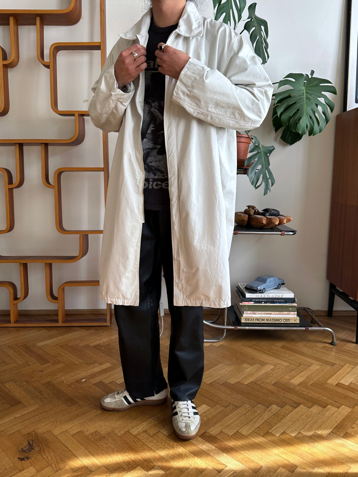 SS'2000 C.P. COMPANY Cotton/Nylon coat
