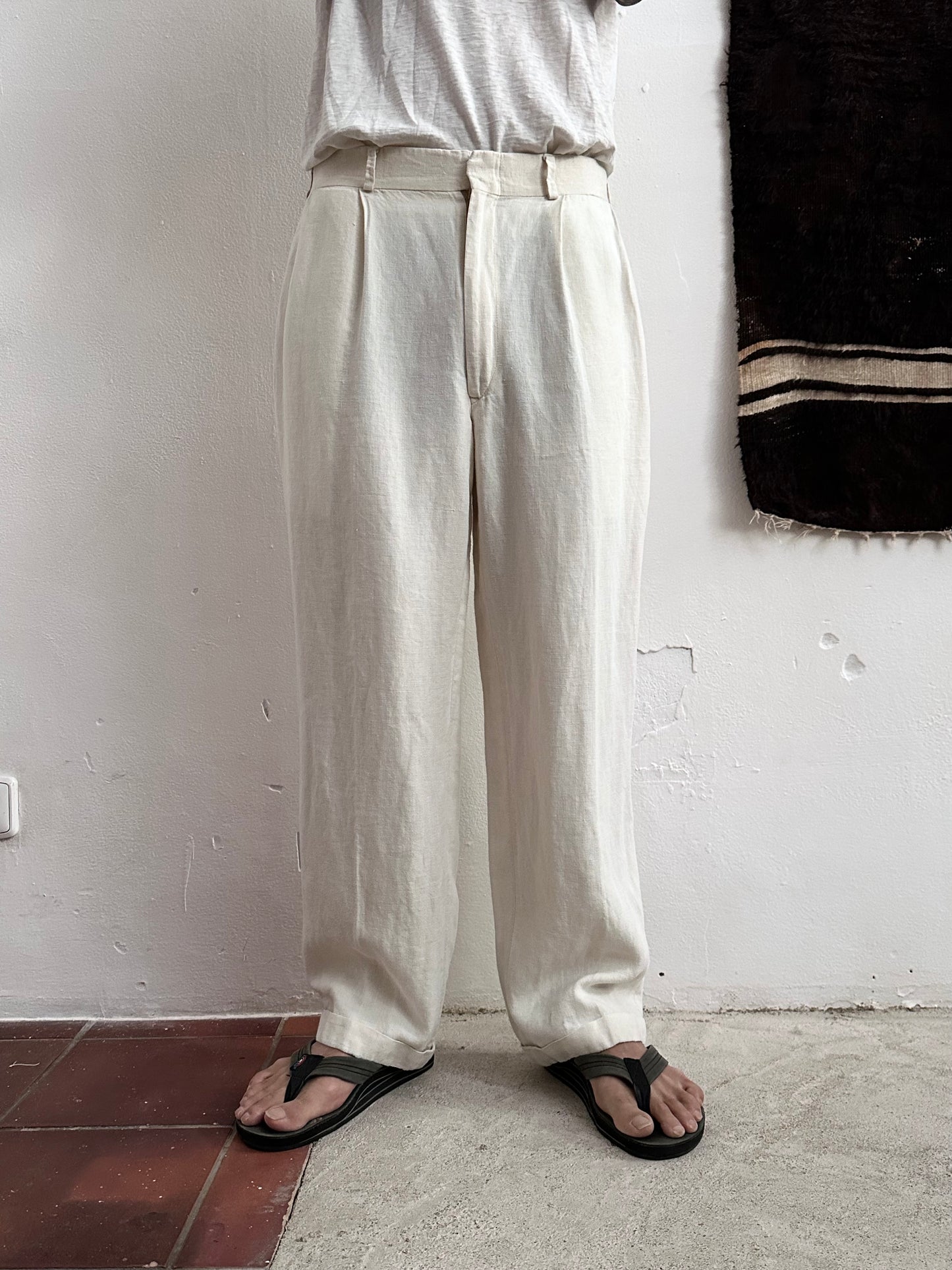 Brooks Brothers linen trouser W33-34 made in USA