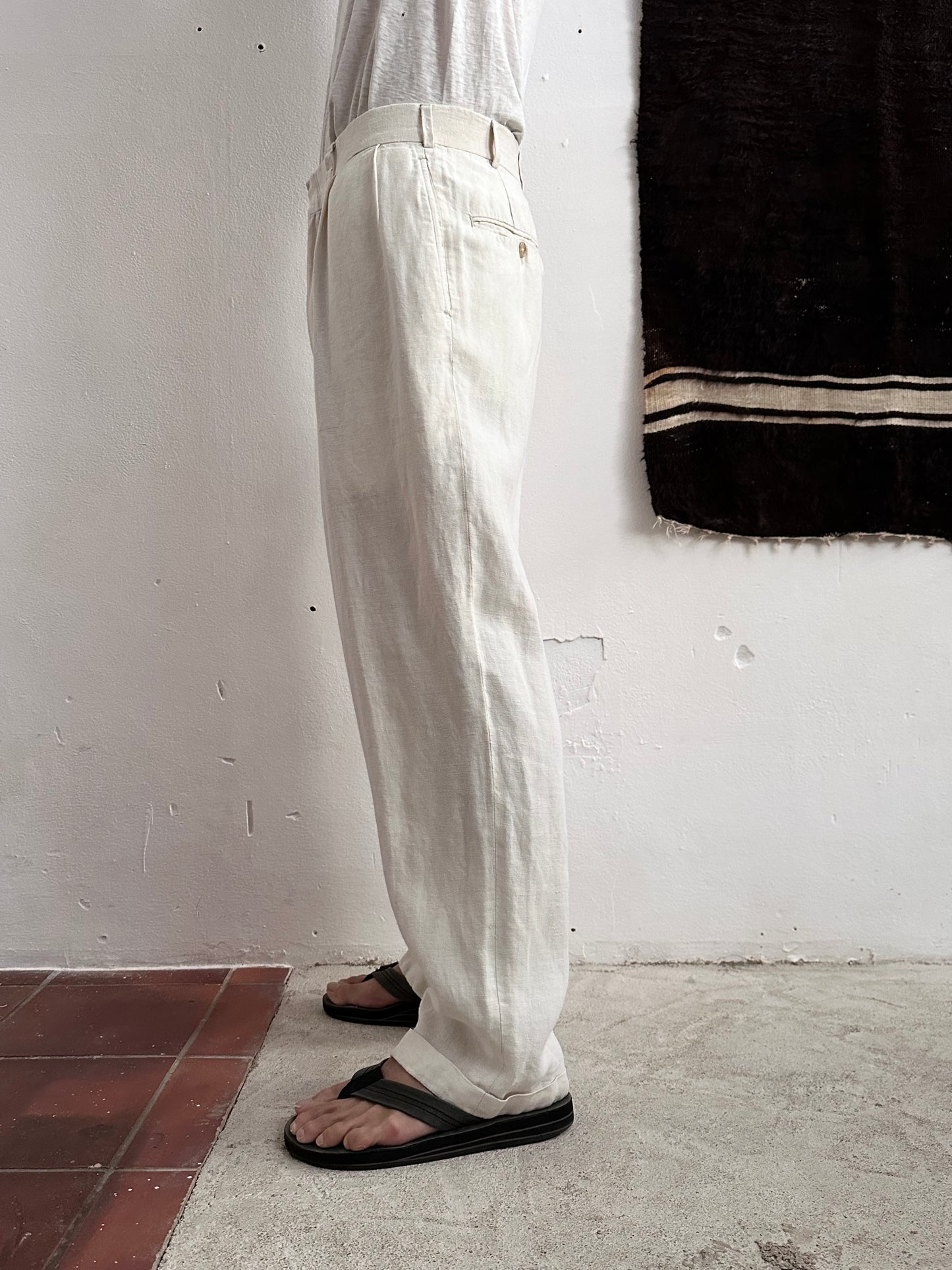 Brooks Brothers linen trouser W33-34 made in USA