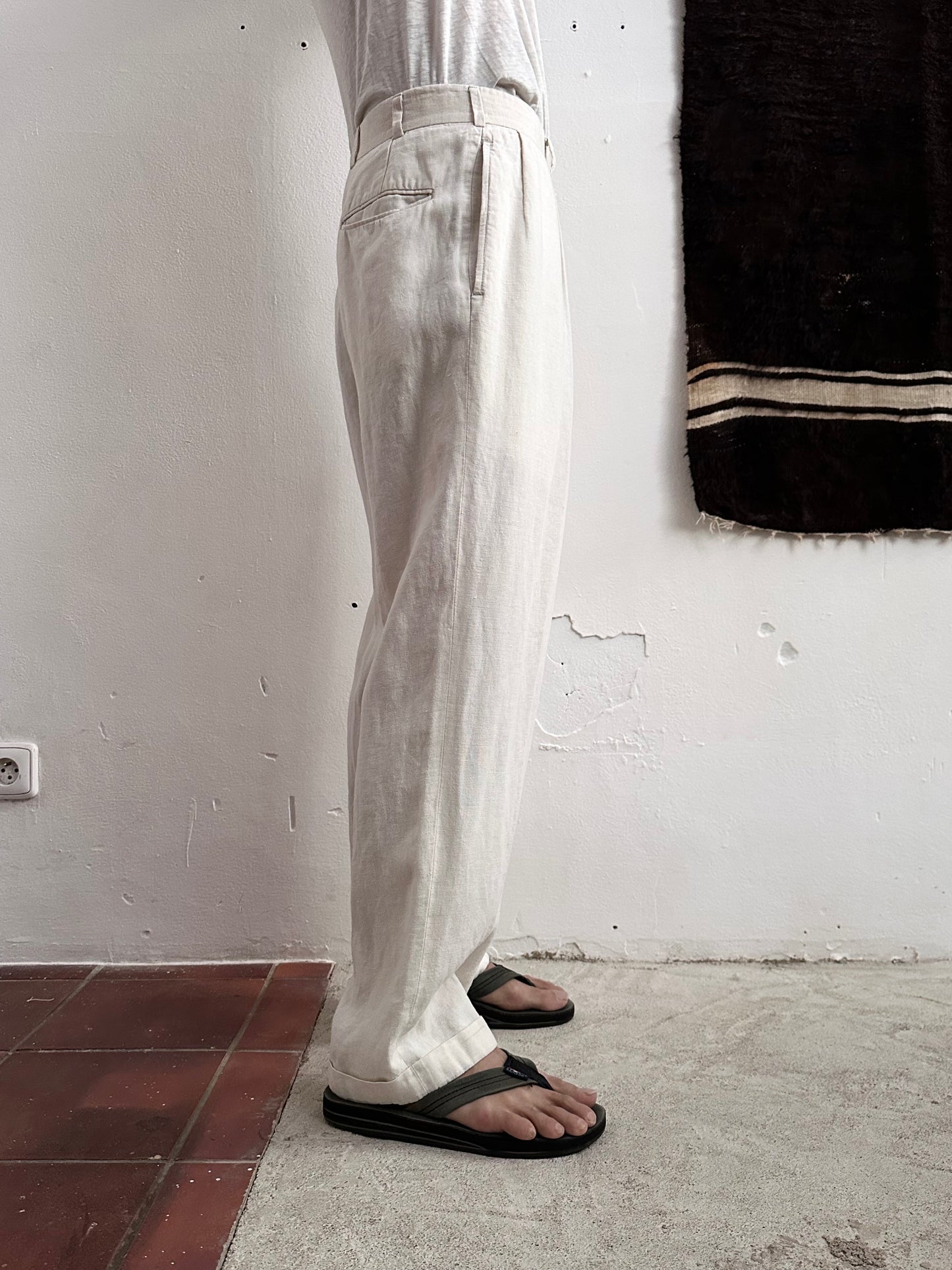 Brooks Brothers linen trouser W33-34 made in USA