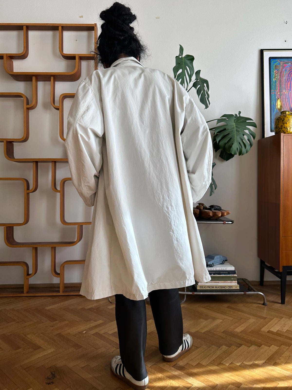 SS'2000 C.P. COMPANY Cotton/Nylon coat