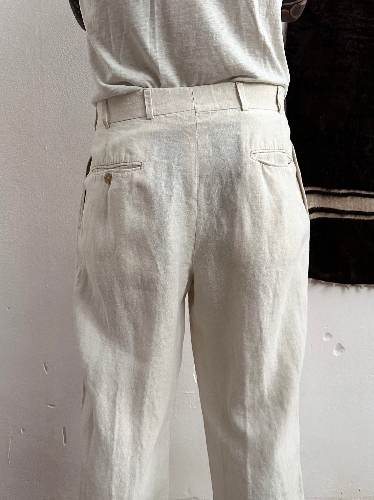 Brooks Brothers linen trouser W33-34 made in USA