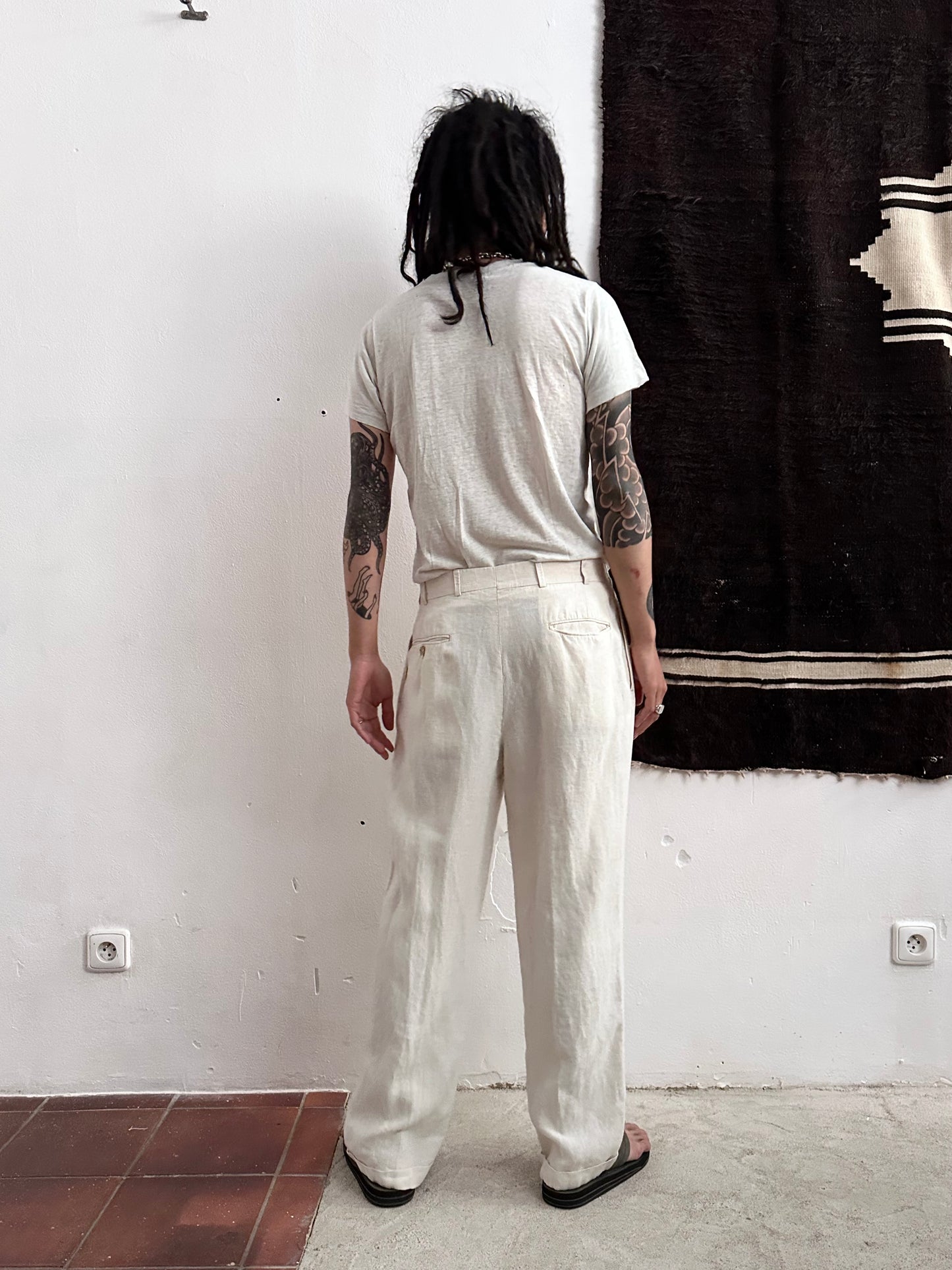 Brooks Brothers linen trouser W33-34 made in USA