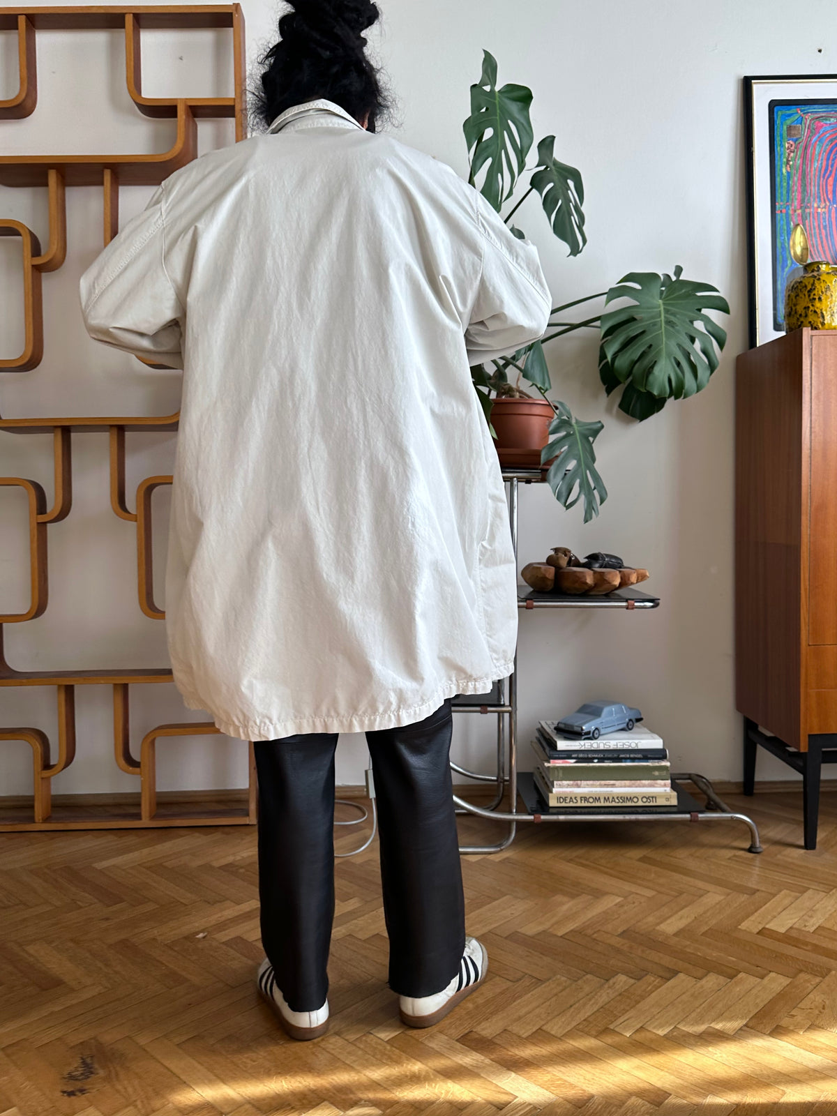 SS'2000 C.P. COMPANY Cotton/Nylon coat