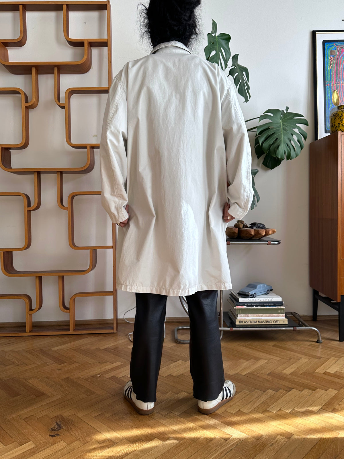 SS'2000 C.P. COMPANY Cotton/Nylon coat