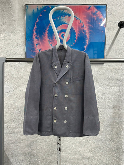1950s French Butcher Jacket