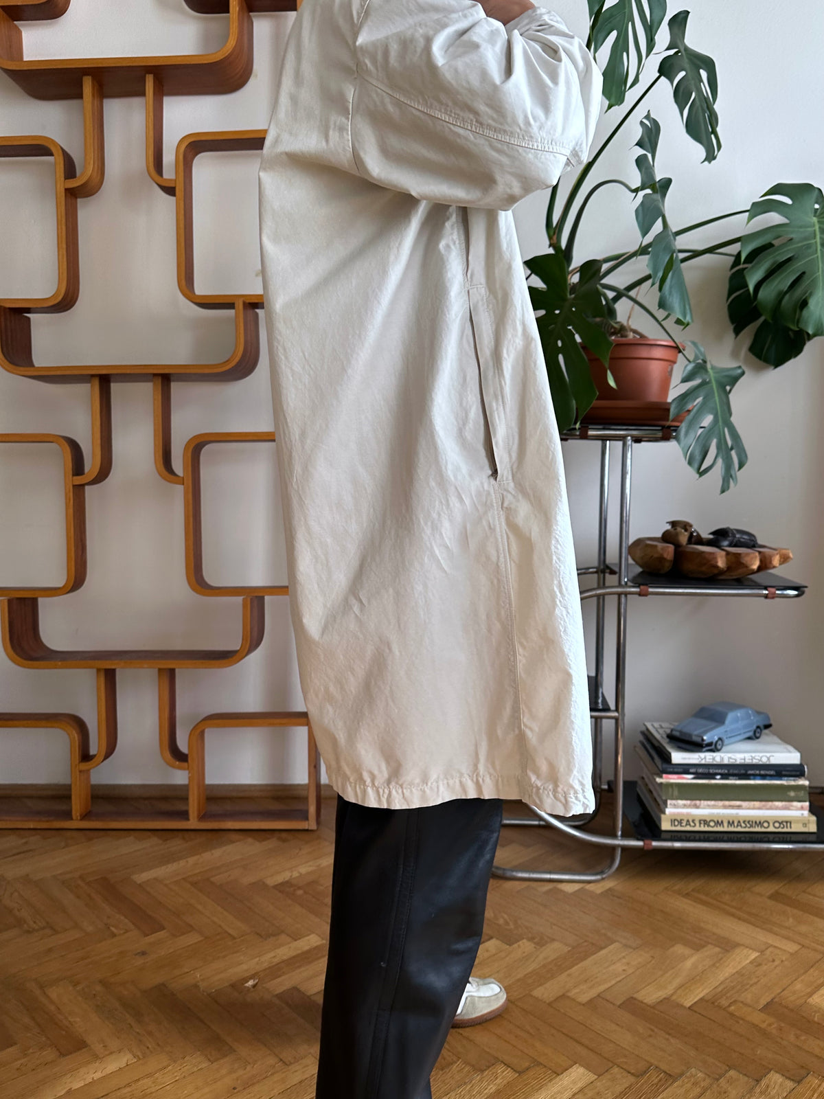 SS'2000 C.P. COMPANY Cotton/Nylon coat