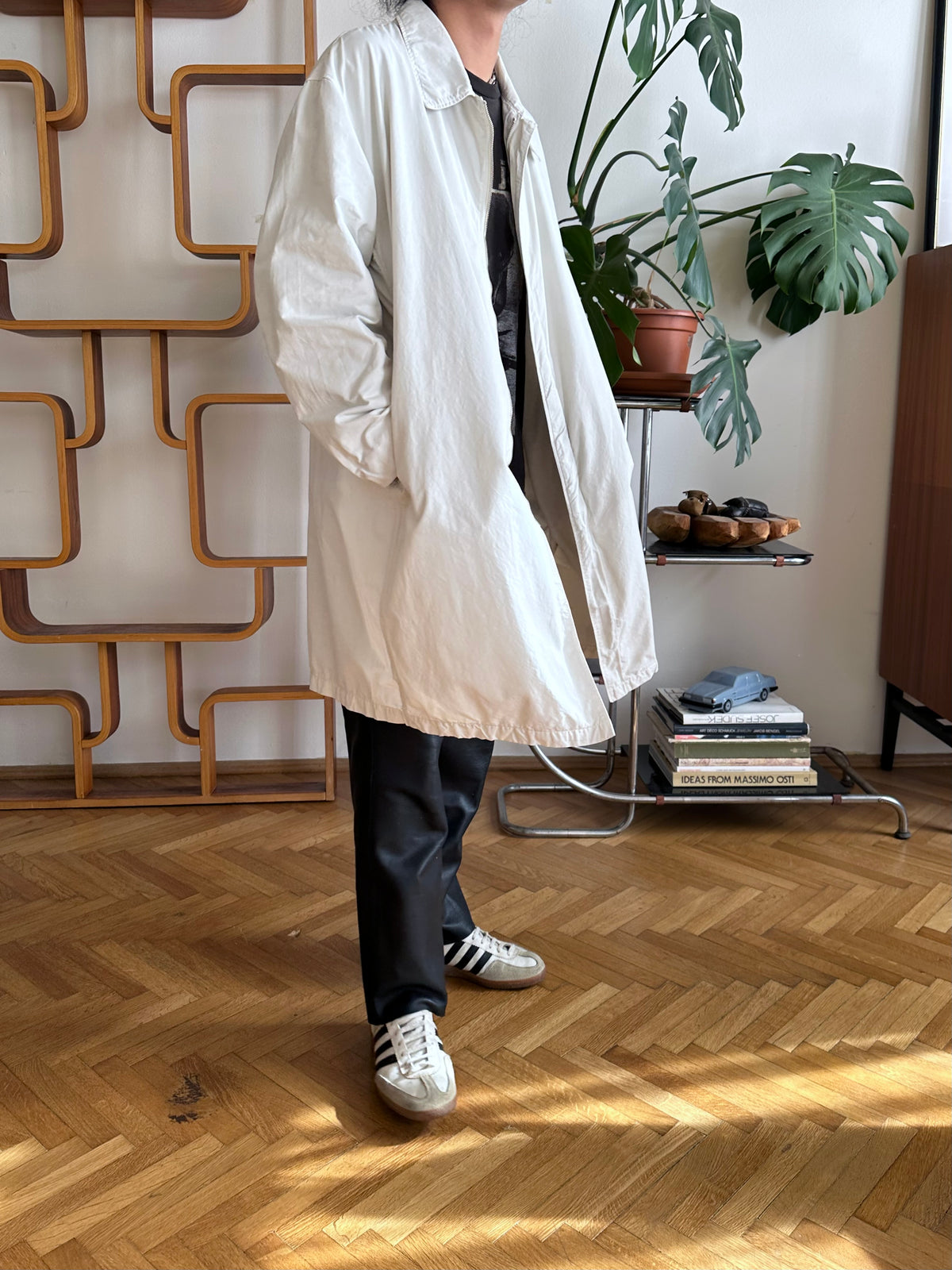 SS'2000 C.P. COMPANY Cotton/Nylon coat
