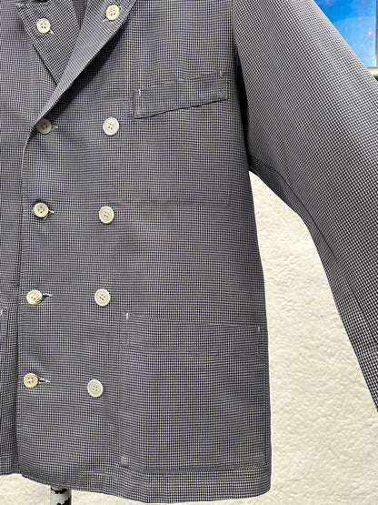 1950s French Butcher Jacket