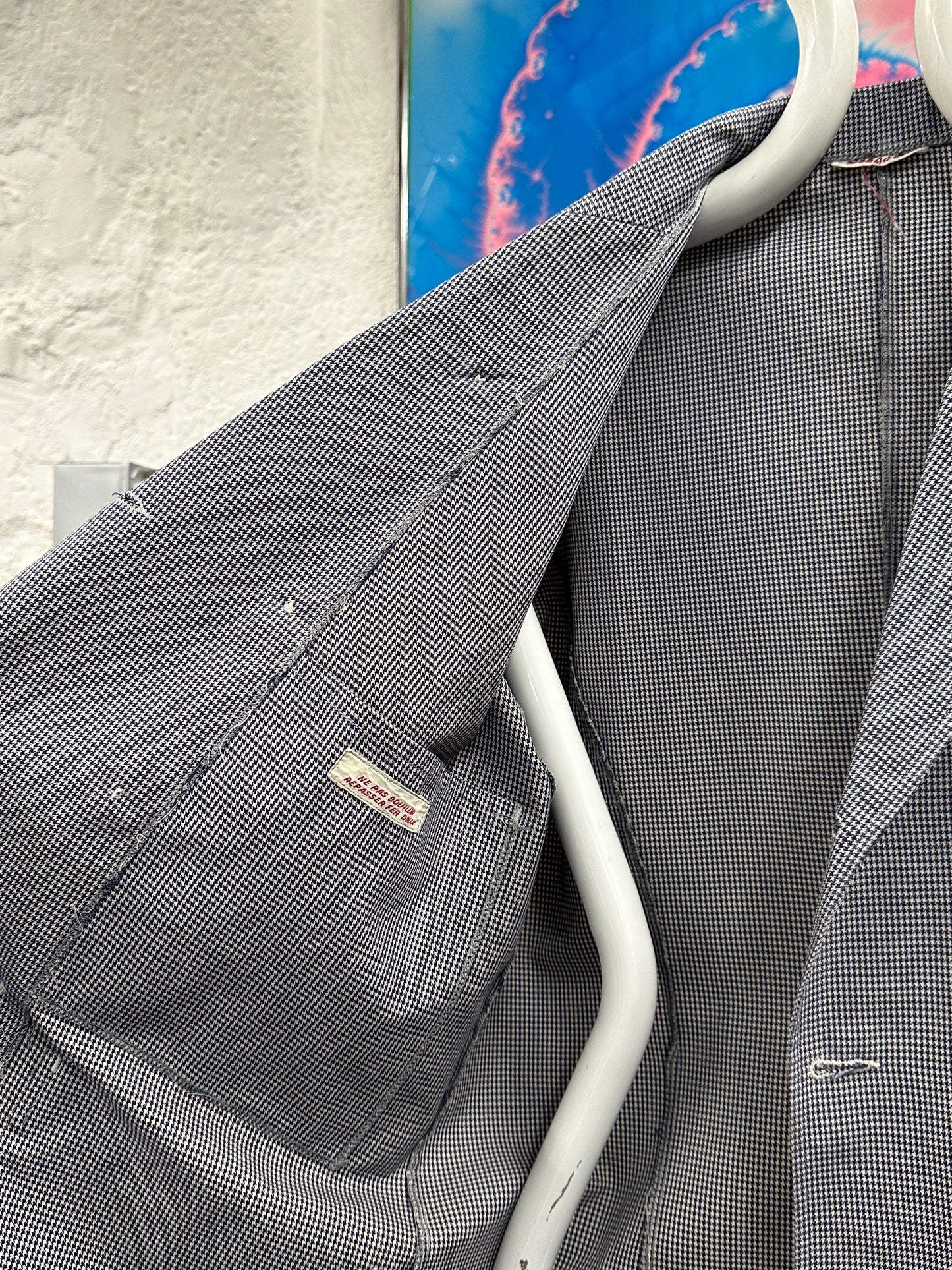 1950s French Butcher Jacket