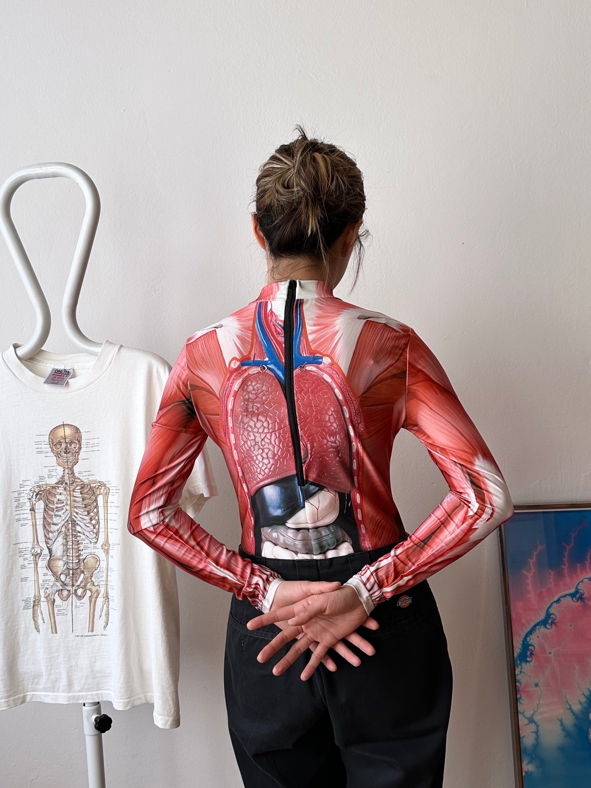 anatomical bodysuit anatomy 人体模型 プラハ古着屋 TOTO プラハ ヴィンテージショップ vintage shop store Prague Praha Czech vintage