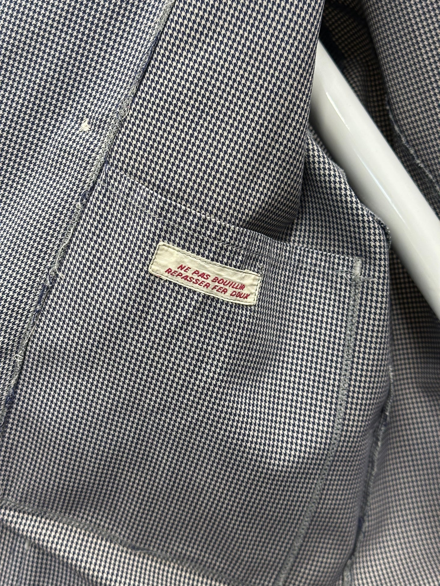 1950s French Butcher Jacket