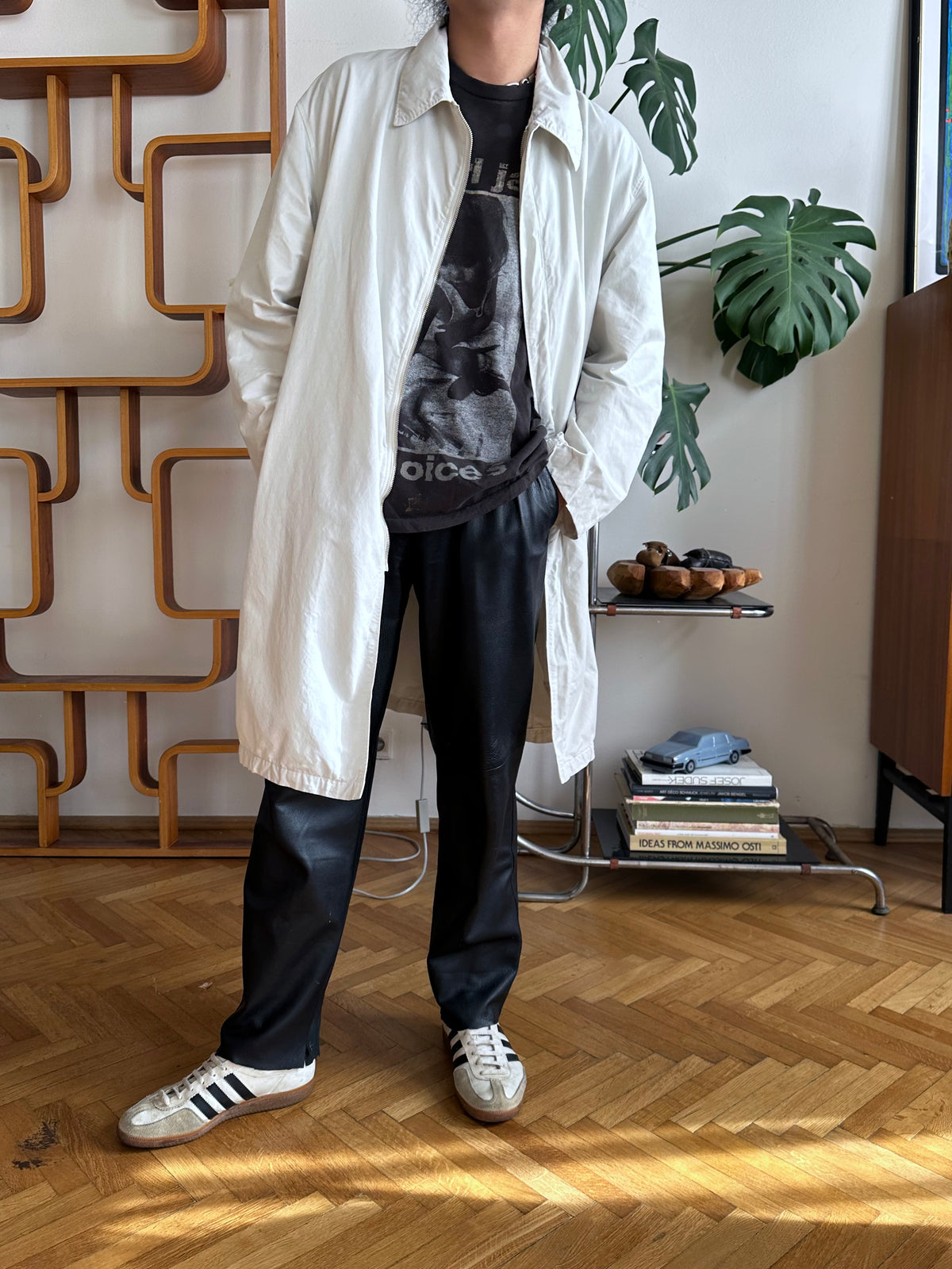 SS'2000 C.P. COMPANY Cotton/Nylon coat
