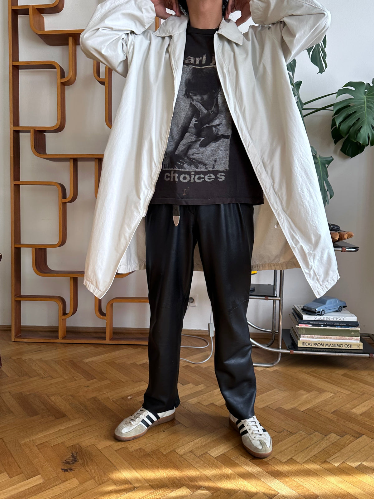 SS'2000 C.P. COMPANY Cotton/Nylon coat