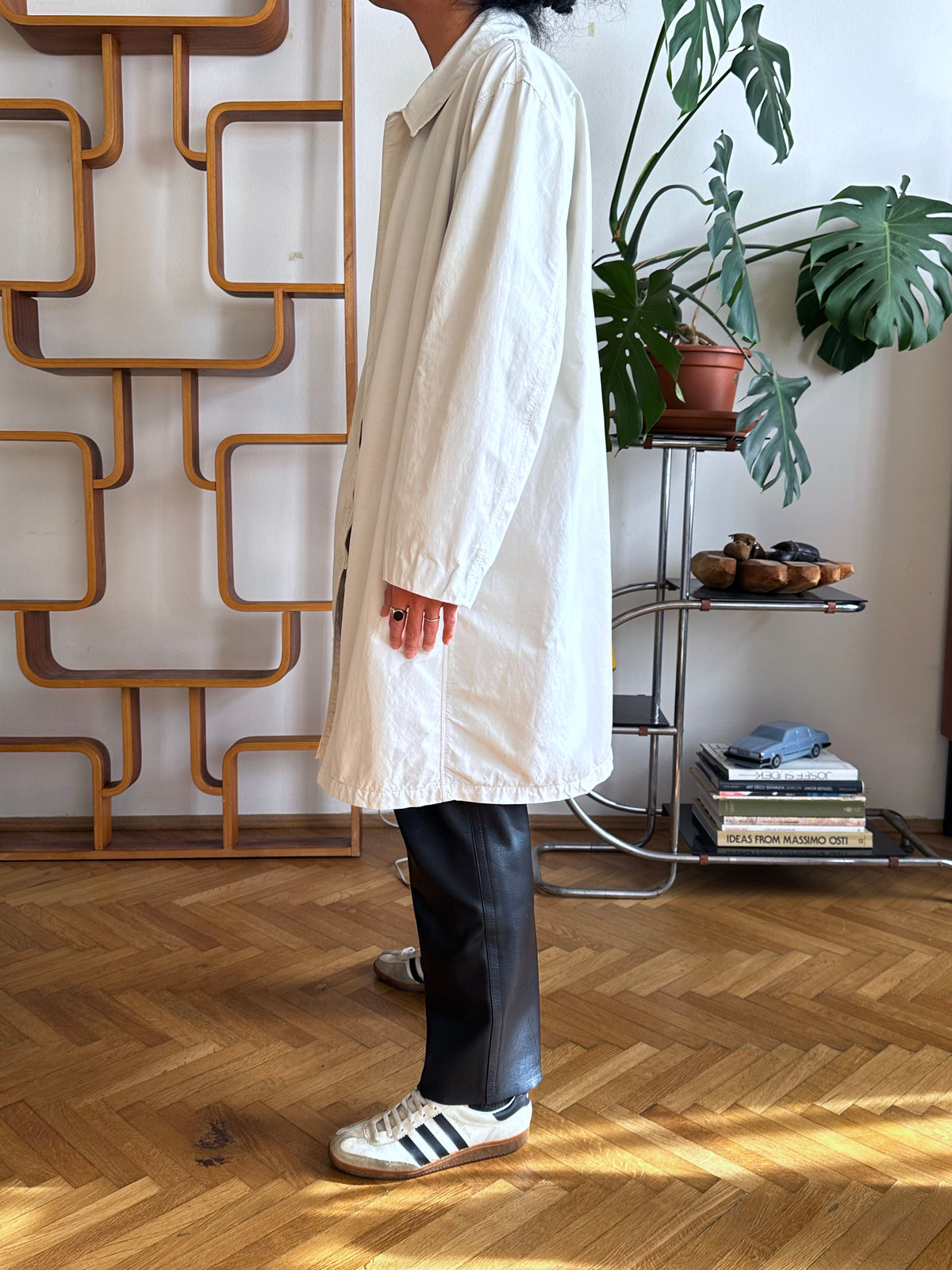 SS'2000 C.P. COMPANY Cotton/Nylon coat