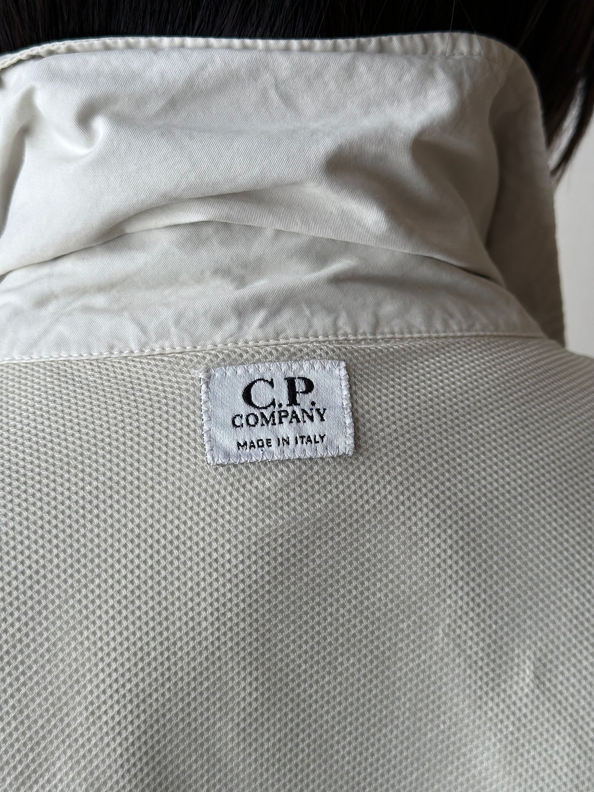 C.P. Company SS'00 2000's 2000年代 Massimo Osti マッシモオスティ Made in Italy イタリア製 イタリア古着 Cotton Nylon Coat Gray ナイロン コート 灰色 グレー Toto Praha Vintage clothing shop Antique shop 古着屋 プラハ Showroom appointment Prague ユーロ古着 ヨーロッパ古着 古着卸 ヴィンテージ