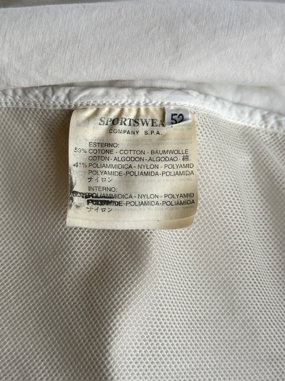 SS'2000 C.P. COMPANY Cotton/Nylon coat