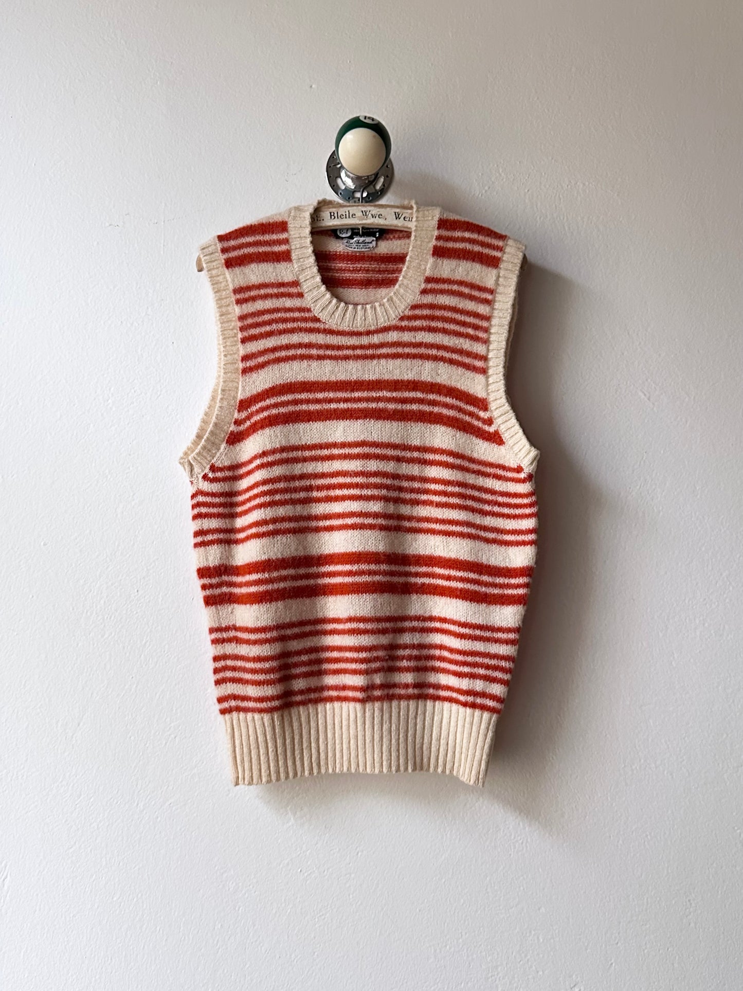 French shetland wool vest