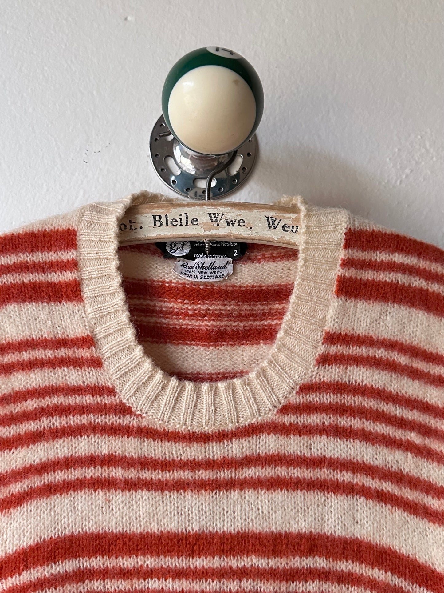 French shetland wool vest