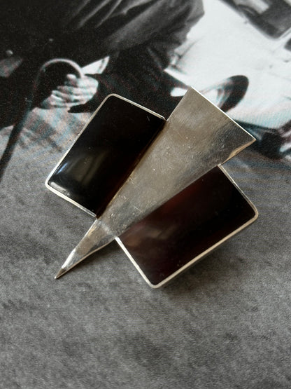 Early 90s East German brooch Ag925